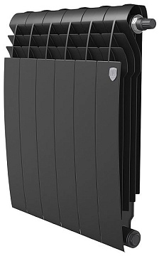 Радиатор биметаллический Royal Thermo "Biliner"  500/80/6 Noir Sable (Черный)