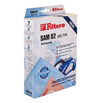 Filtero SAM 02 (4) ЭКОНОМ, пылесборники