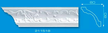 Плинтус потолочный 211518 Формат 2м (25)17014