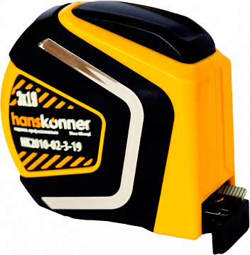 Рулетка 3м x 19мм HANSKONNER HK2010-02-3-19