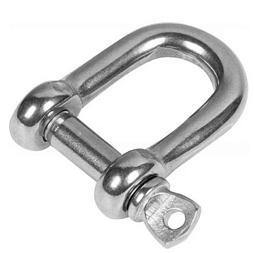 16 Скоба такелажная (прямой тип), ЦИНК (10)