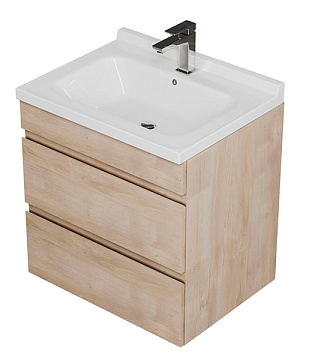 MIRSANT KARELIA 60 Тумба подвесная с умывальником SIMPLE-60