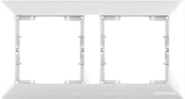 Рамка 2-я, цвет белый, CANDELA