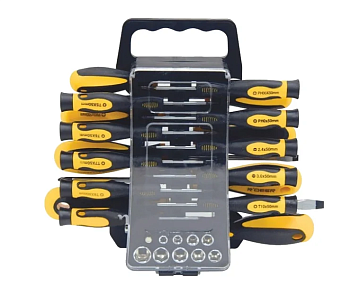 Отвертки с битами и головками FIT 56407