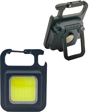 Фонарь брелок КОСМОС аккум 6ВтCOB/Li USBtypeC открывалка, магнит