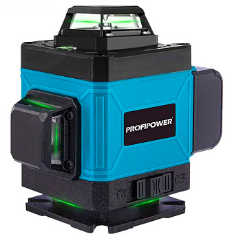 Уровень лазерный зеленый 16 лучей Profipower E0070
