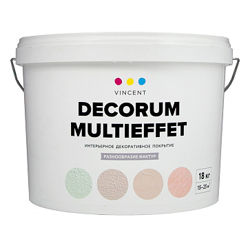 Штукатурка декоративная структурная Vincent Decorum Multieffet 8кг (D-2)