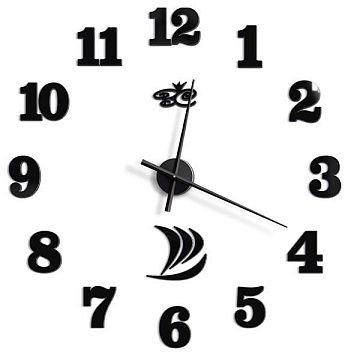 Часы настенные "Былина" черные