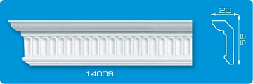 Плинтус потолочный 14009 Формат 1,3м (50)