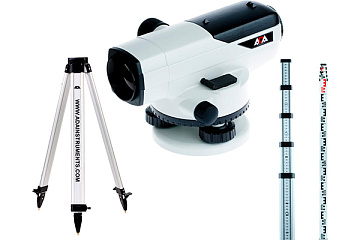 Нивелир ADA PROF X32 (поверка + рейка STAFF 5 + штатив Light) A00199_K2