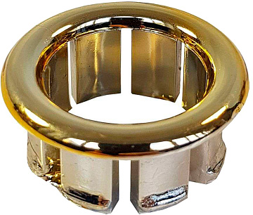 Облицовка перелива d24,4мм ЗОЛОТО