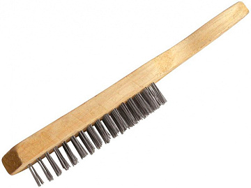 Корщетка 6-и рядная дерев.ручка InWork 38402