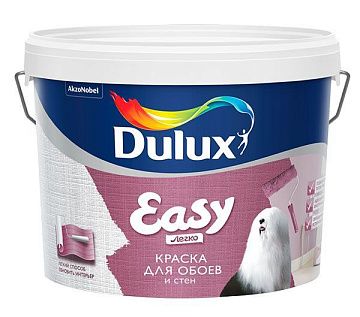 Dulux Easy краска в-д для обоев и стен матовая 10л/не заказывать 