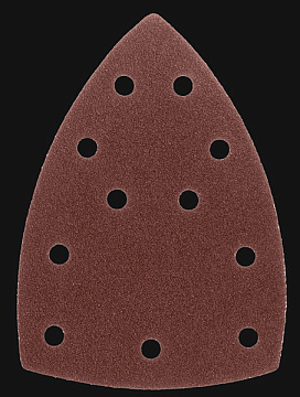 Треугольники абразивные 150х150х100мм P80  5шт Denzel 738597