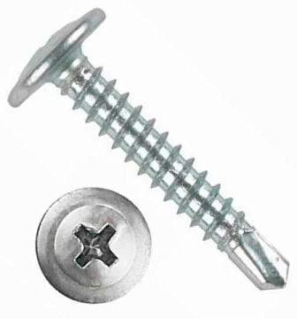 4.2х41 Саморез ОЦ. с прессшайбой сверло (50)