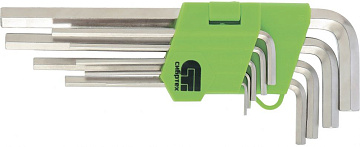 Ключи имбусовые TORX T10-T50 Сибртех 12321