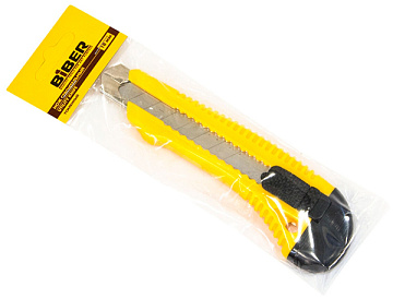 Нож строительный усиленный  18мм БИБЕР 50114