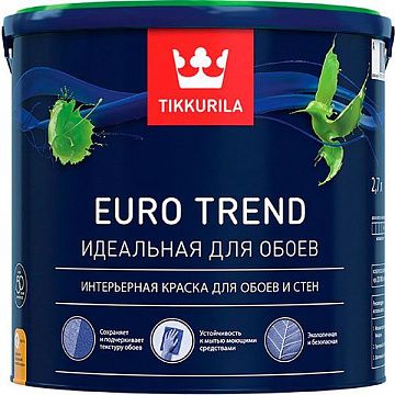 Краска для стен и обоев EURO TREND A 2,7   TIKKURILA