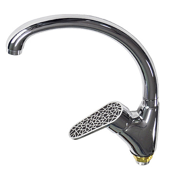 юСмеситель BRIMIX для кухни боковая ручка с черной мозаикой (3354)