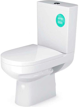 Унитаз (компакт) GESSO W103 горизонт.выпуск, Слив 3/6л., СидДЮРОПЛАСТ МИКРОЛИФТ