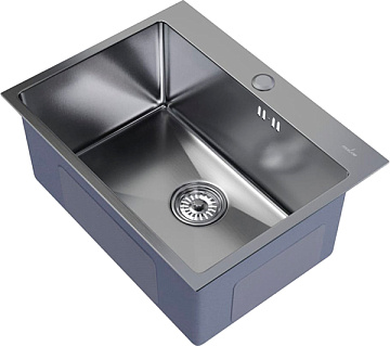 Мойка из нержавеющей стали MIXLINE PRO 60*45 толщ.3,0*0,8мм, глубина 200мм (547235)