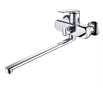 Смеситель ЛАТУНЬ для ванны CALORIE длинный излив (CAL6133A81)