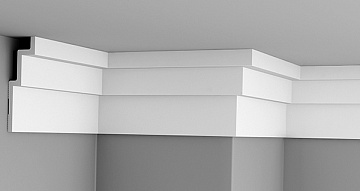 Плинтус потолочный Glanzepol GP-117