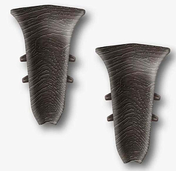 Угол внутренний Идеал Классик 55 мм Венге тёмный 303 (уп. - 20шт.)