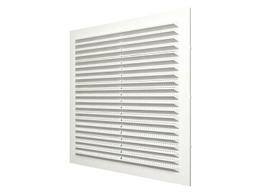 Решетка вентиляционная 1122С белая, АБС 217х113 ERA