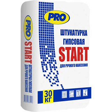 Штукатурка Про-СТАРТ 30кг гипсовая ручного нанесения PRO (49)