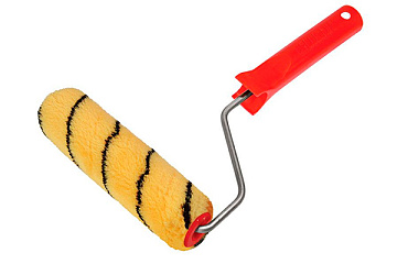 Мини-валик полиакриловый, длина 100 мм, диаметр 29 мм, ворс 7мм, бюгель 6 мм 02726