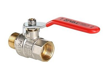 Кран шаровый BASE (Valtec) d15(1/2) В/Н рычаг (VT.215.N.04)