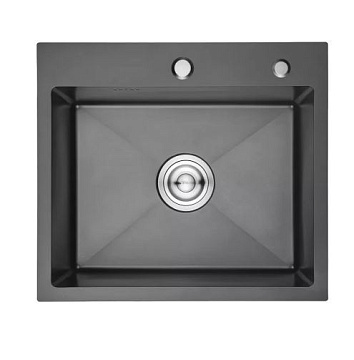 Мойка из нержавеющей стали GERHANS 600*450 ГРАФИТ (K36045B)