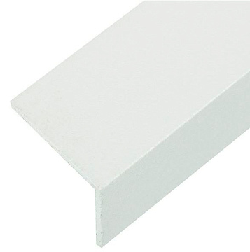 Алюминиевый уголок 30х30х1,5 (2,0м) белый муар