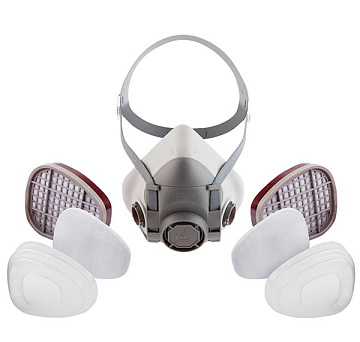 Полумаска c двойным фильтром J-SET 5500Р