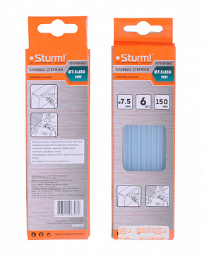 Клеевые стержни 7.5х150мм 6шт Sturm 7010-05-06S