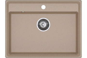 Мойка кухонная  GRANFEST LEVEL 660 (660 х 500)  Песочный