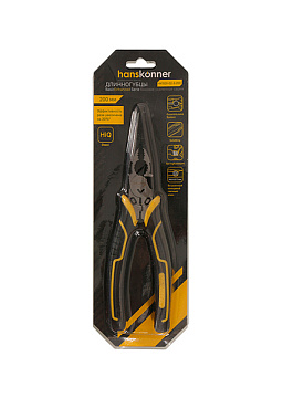 Длинногубцы 200мм Hanskonner HK1020-02-3-200