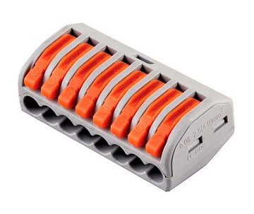 Клеммы STEKKER LD222-418  8-проводные