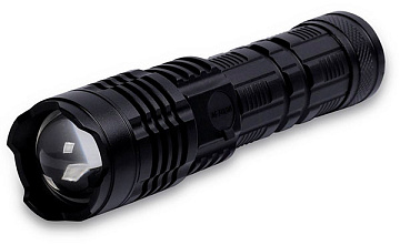 Аккумуляторный с/д фонарь CREE XHP-50 18Вт с фокус луча, черный(SBF-30-K)/60