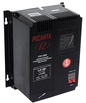 Стабилизатор напряжения Ресанта СПН-3600 63/6/25