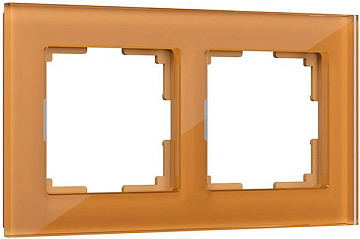 Рамка на 2 поста (бронзовый) WL01-Frame-02