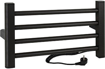 Полотенцесушитель электрический BRIMIX ГРАФИТ ЛЕСЕНКА 300*500*90мм 4 переклад 95W (08120K)