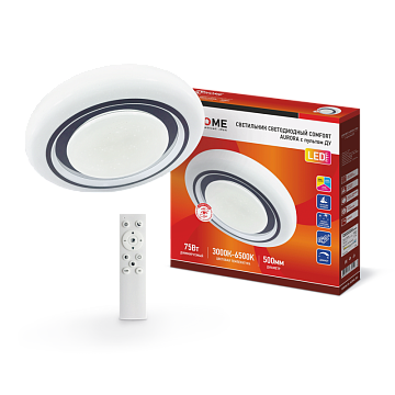 Светильник с/д  IN HOME COMFORT AURORA  75Вт с ПДУ