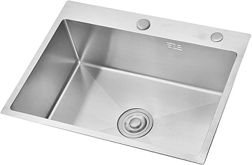 Мойка из нержавеющей стали AZARIO SABINA 60х50см толщина 3,0*0,8 мм, глубина 200 мм (AZS6050S)