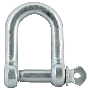 10 Скоба такелажная (прямой тип), ЦИНК (20)