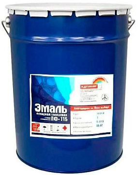Эмаль ПФ-115 Белая 20 кг Радуга Малер /под заказ