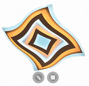 Cветильник GEOMETRIA QUADRATE 80w q-650-white-220-ip44