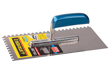 Гладилка STAYER ПРОФИ нержавеющая зубчатая 6х6мм 0802-06