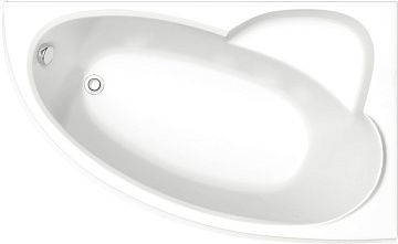 Ванна акриловая BAS САГРА 160*100 (ПРАВ) с панелью, каркасом, БЕЗ слив перелив-сифон